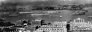 Images Dated 9th January 2017: View of Hong Kong harbour, with ships and buildings