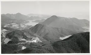 View at Hong Kong, mountains