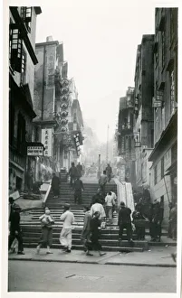 View at Hong Kong, street scene