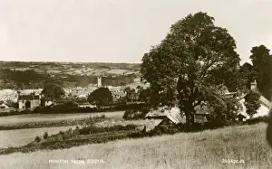 Steeple Prints: View of Honiton from the South