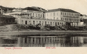 Images Dated 6th June 2017: View of Hotel Cecil from the sea, Tangier, Morocco