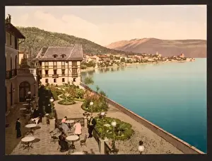View from the Hotel Fasano, Fasano, Lake Garda, Italy