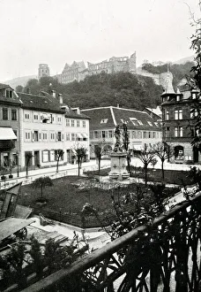 Images Dated 7th March 2019: View from Hotel Prinz Carl, Heidelberg, Germany