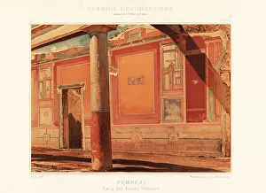 Ernst Wasmuth Prints: View of the House of the Drunken Faun, Pompeii