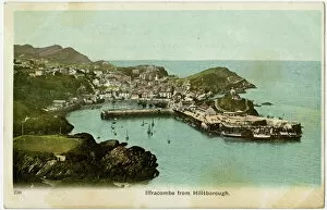 Images Dated 24th June 2016: View of Ilfracombe, Devon from Hillsborough