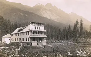 Logging Prints: View of Index, Washington, USA