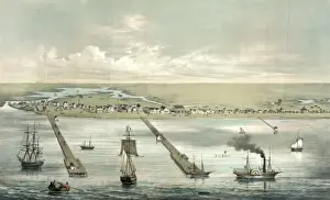 View of Indianola. Taken from the bay, on the Royal Yard, on