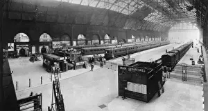 Departure Prints: View inside Cannon Street Station, London