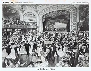 A view of the interior of the Apollo Theatre Music Hall, Par