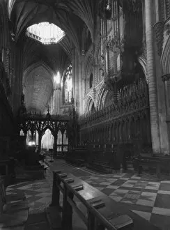 Images Dated 6th December 2016: View of interior, Wells Cathedral, Somerset