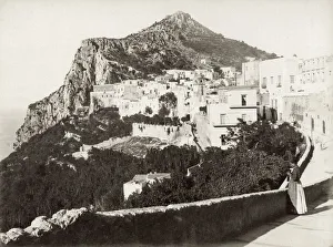 View on the island of Capri, Italy