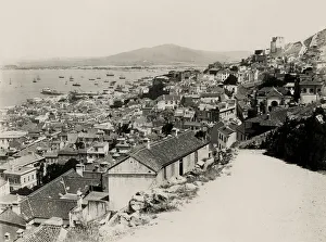 View on the island of Gibraltar