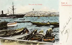 Galata Prints: View of Istanbul from Sirkeci