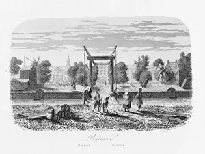 Batavia Prints: View of Jakarta, Java, Indonesia