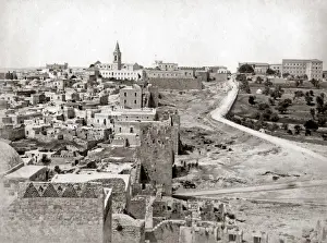 View of Jerusalem, Palestine (Israel) circa 1880s