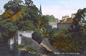 Tweed Gallery: View from Kelso Bridge, Kelso, Scotland