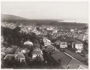 View of Kobe Japan and the sea