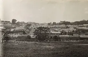 Tracks Prints: View of Kumasi, Ghana, Gold Coast, West Africa