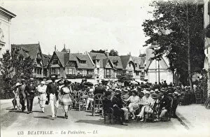 Images Dated 21st November 2013: A view of La Potiniere Caf鬠Deauville, France
