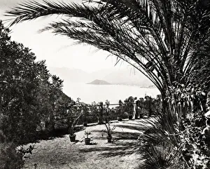 View onto Lake Como from Villa Serbelloni, Italy