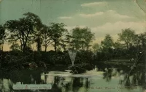 Images Dated 4th January 2012: View of the lake, Weston Park, Sheffield, UK