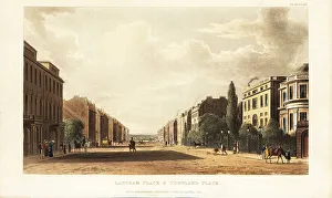 Manufactures Prints: View of Langham Place and Portland Place, northward continuation