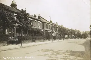 Tottenham Prints: View of Langham Road, Tottenham, North London