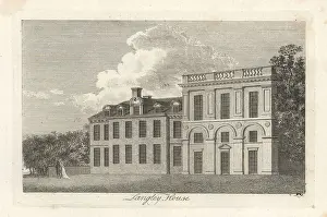 Antiquary Prints: View of Langley House, in Long-Acre, Covent Garden, 1807
