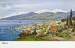 Mediterranean Collection: View of the Lebanese Coastline at Beirut