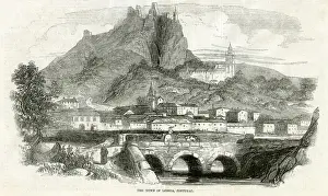 Pictorial Prints: View of Leiria, Portugal