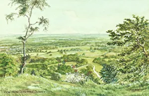 Leith Prints: View from Leith Hill, Surrey