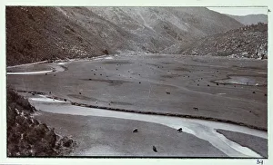 View of Lingmethang plain, Bhutan, from a fascinating album which reveals new details on a little-known campaign in which a British military force brushed aside Tibetan defences to capture Lhasa, in 1904