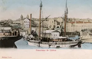 Tagus Prints: View of Lisbon from the Tagus River, Portugal