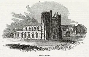 Cardiff Gallery: View of Llandaff Cathedral, near Cardiff, South Wales