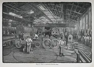 View in locomotive erecting shop