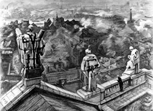 Images Dated 11th January 2005: View of London from the Dome of St. Pauls Cathedral, 1895