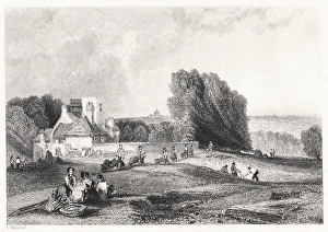 View of London from Highgate, North London