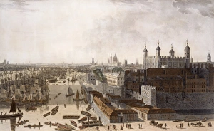 View of London, by William Daniell