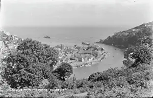 Looe Prints: View of Looe from the Points
