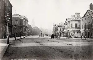 View looking south along Whitehall, central London