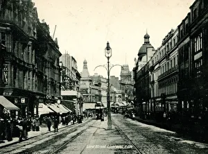 Tramlines Prints: View of Lord Street, Liverpool