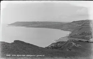 Lyme Prints: View of Lyme Regis from Charmouth
