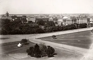 View across the Maidan, Calcutta, Kolkata, India