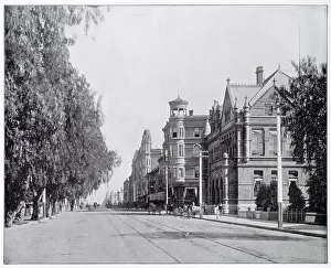 A view along Main Street, Los Angeles. Date: circa 1895