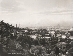 Malabar Collection: View from Malabar Hill, Bombay, Mumbai, India
