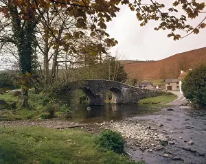 Doone Prints: View of Malmsmead, Exmoor, North Devon