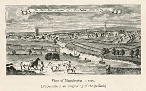 View of Manchester 1740