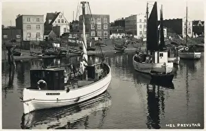 Gdansk Prints: View of the Marina, Hel, near Gdansk, Poland