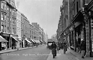 Images Dated 13th June 2017: View of Marylebone High Street, London