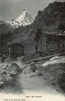 Matterhorn Prints: View toward the Matterhorn - Zermatt, Switzerland